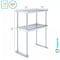 Amgood 14 in. x 24 in. AmGood Stainless Steel Double Deck Over Shelf DOS-1424-Z - alternate 8